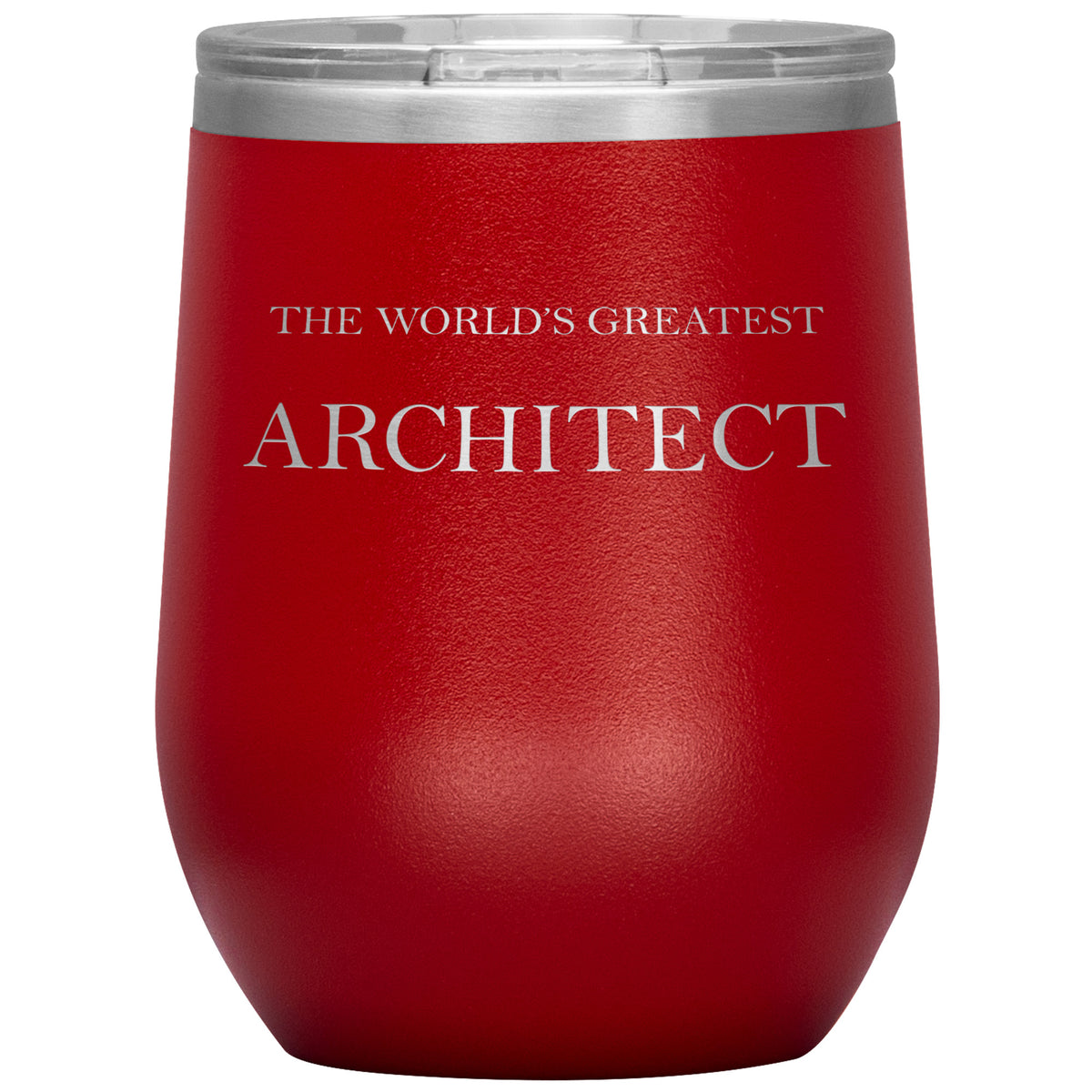 World's Greatest Architect v2 - 12oz Insulated Wine Tumbler