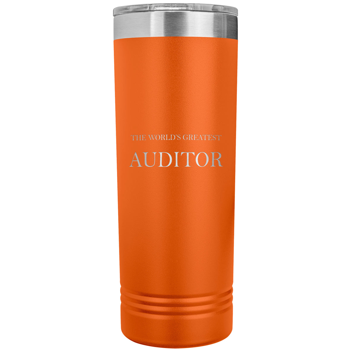 World's Greatest Auditor v2 - 22oz Insulated Skinny Tumbler