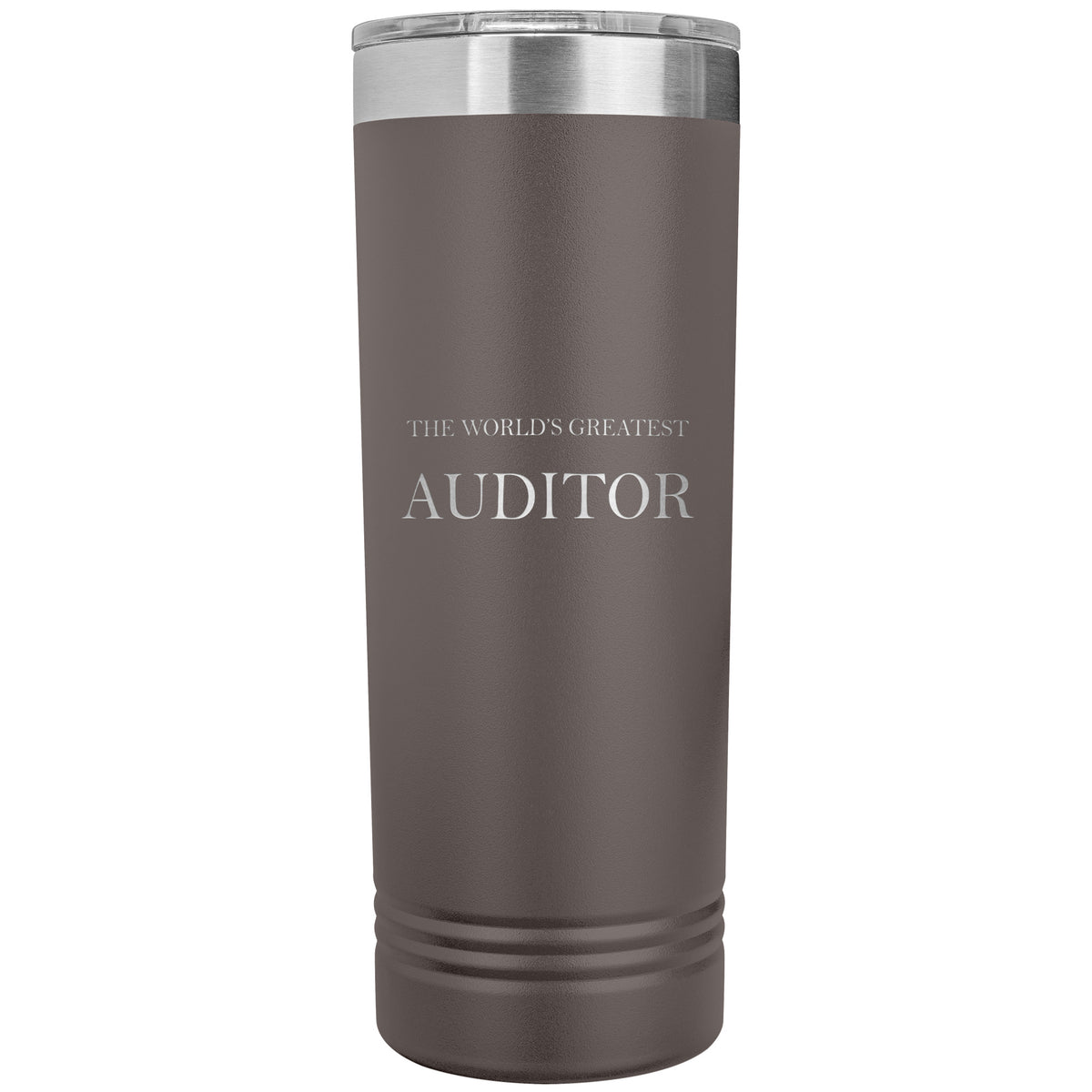 World's Greatest Auditor v2 - 22oz Insulated Skinny Tumbler