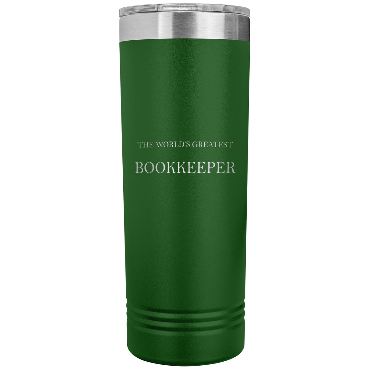 World's Greatest Bookkeeper v2 - 22oz Insulated Skinny Tumbler