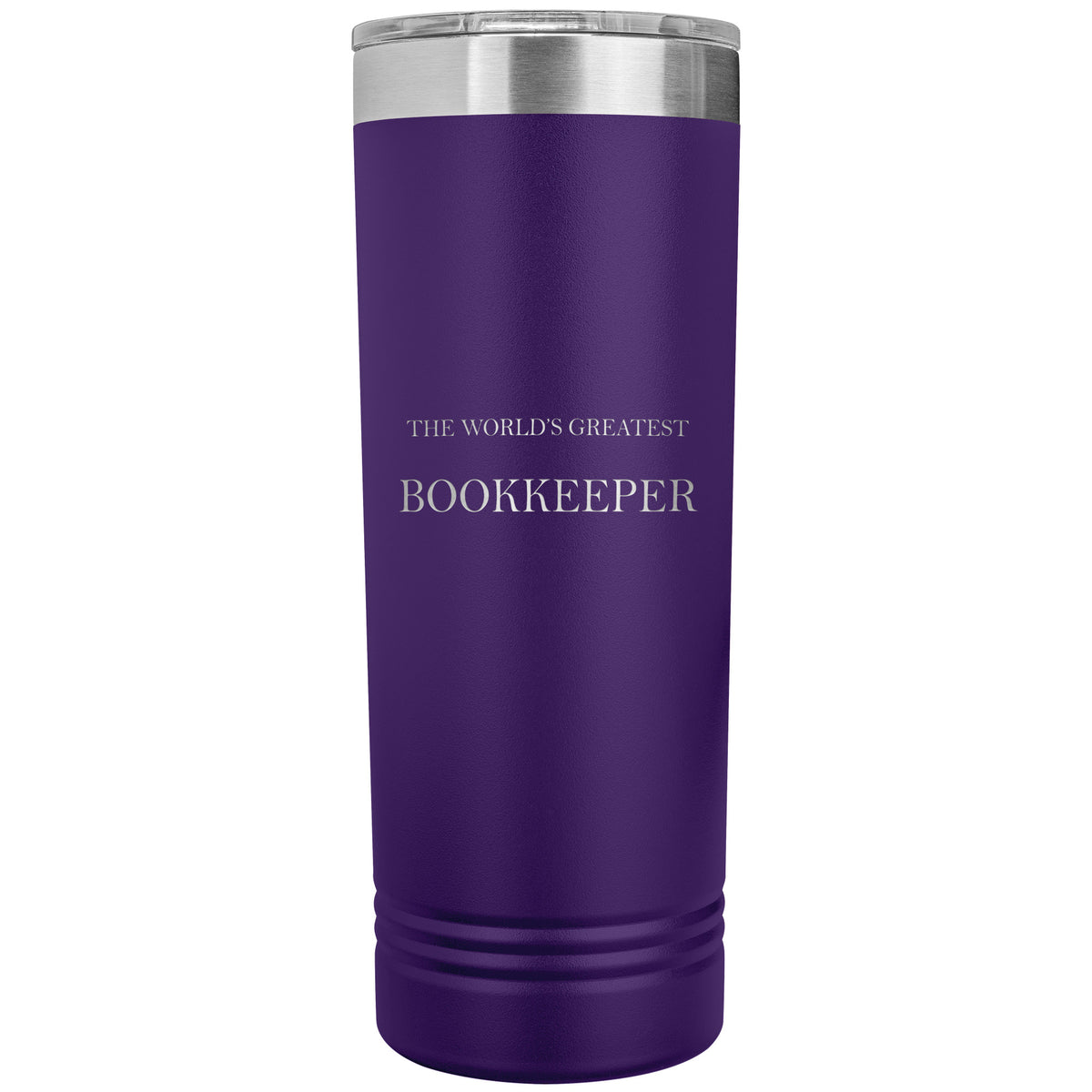World's Greatest Bookkeeper v2 - 22oz Insulated Skinny Tumbler