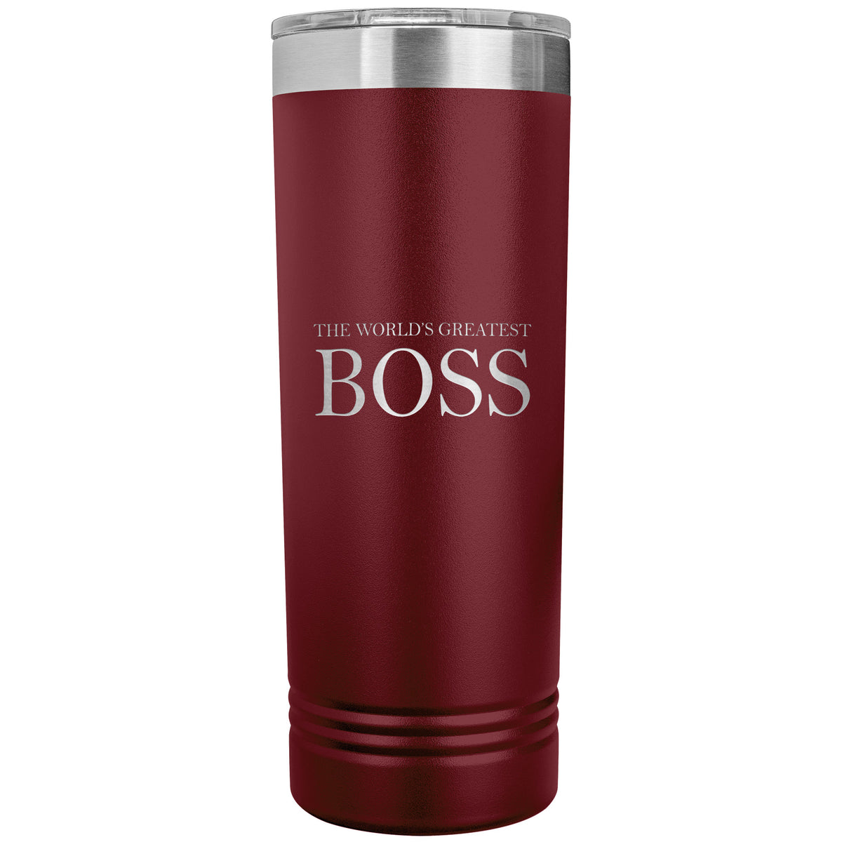 World's Greatest Boss v2 - 22oz Insulated Skinny Tumbler