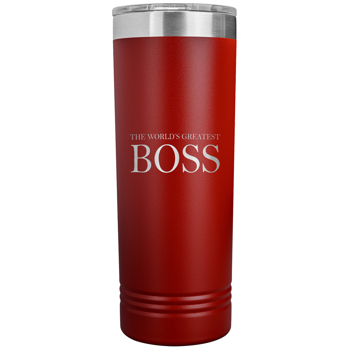 World's Greatest Boss v2 - 22oz Insulated Skinny Tumbler