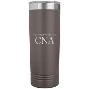 World's Greatest CNA v2 - 22oz Insulated Skinny Tumbler