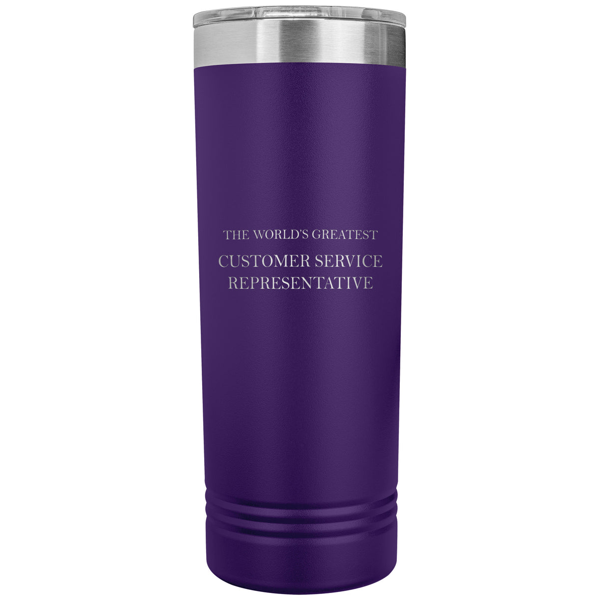 World's Greatest Customer Service Representative v2 - 22oz Insulated Skinny Tumbler