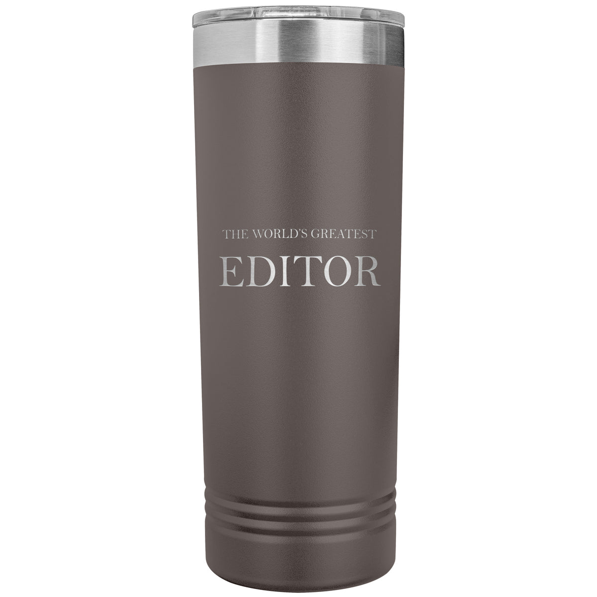 World's Greatest Editor v2 - 22oz Insulated Skinny Tumbler