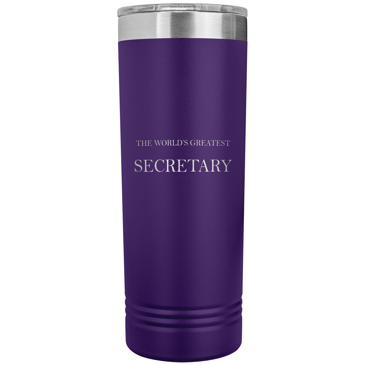 World's Greatest Secretary v2 - 22oz Insulated Skinny Tumbler