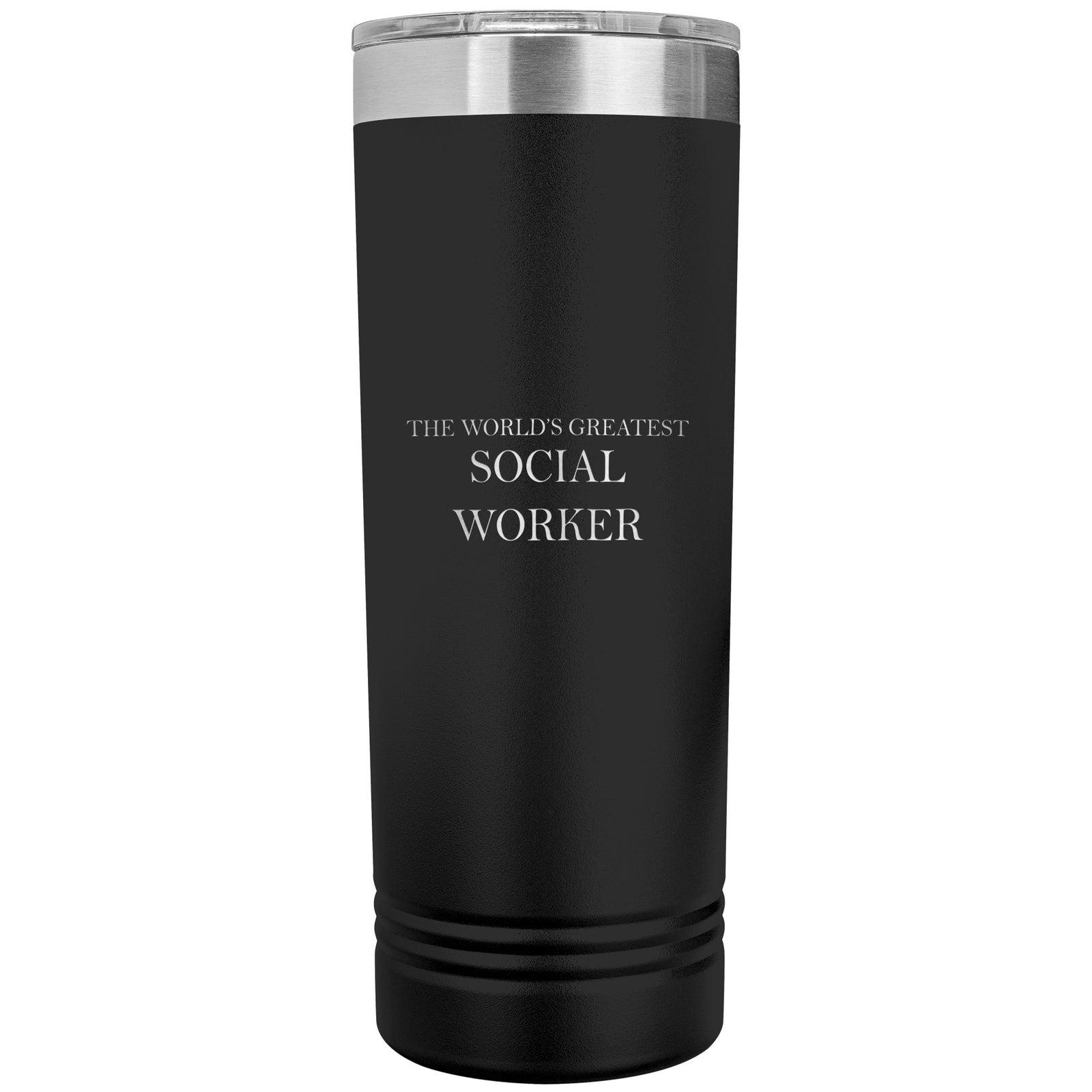 World's Greatest Social Worker v2 - 22oz Insulated Skinny Tumbler
