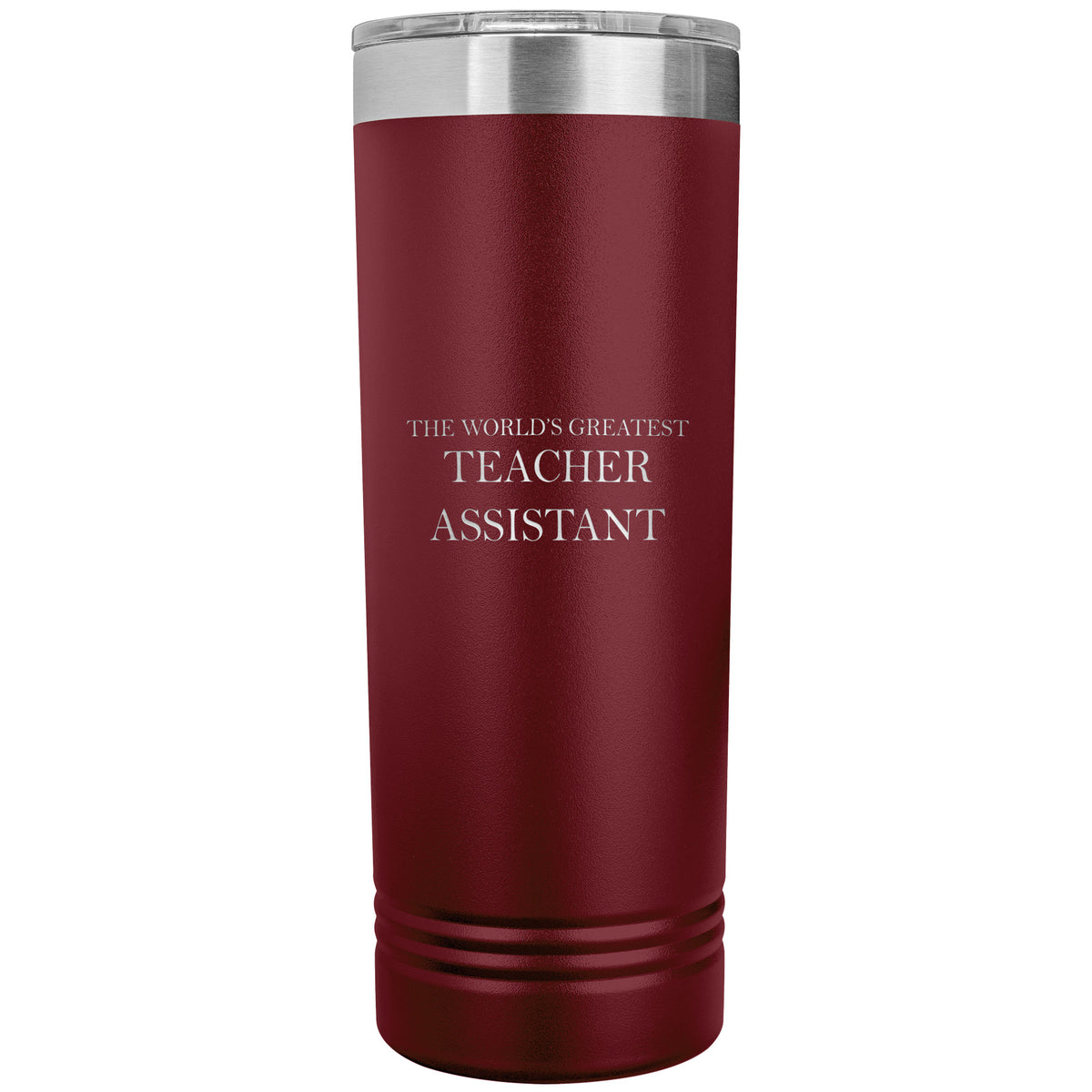 World's Greatest Teacher Assistant v2 - 22oz Insulated Skinny Tumbler