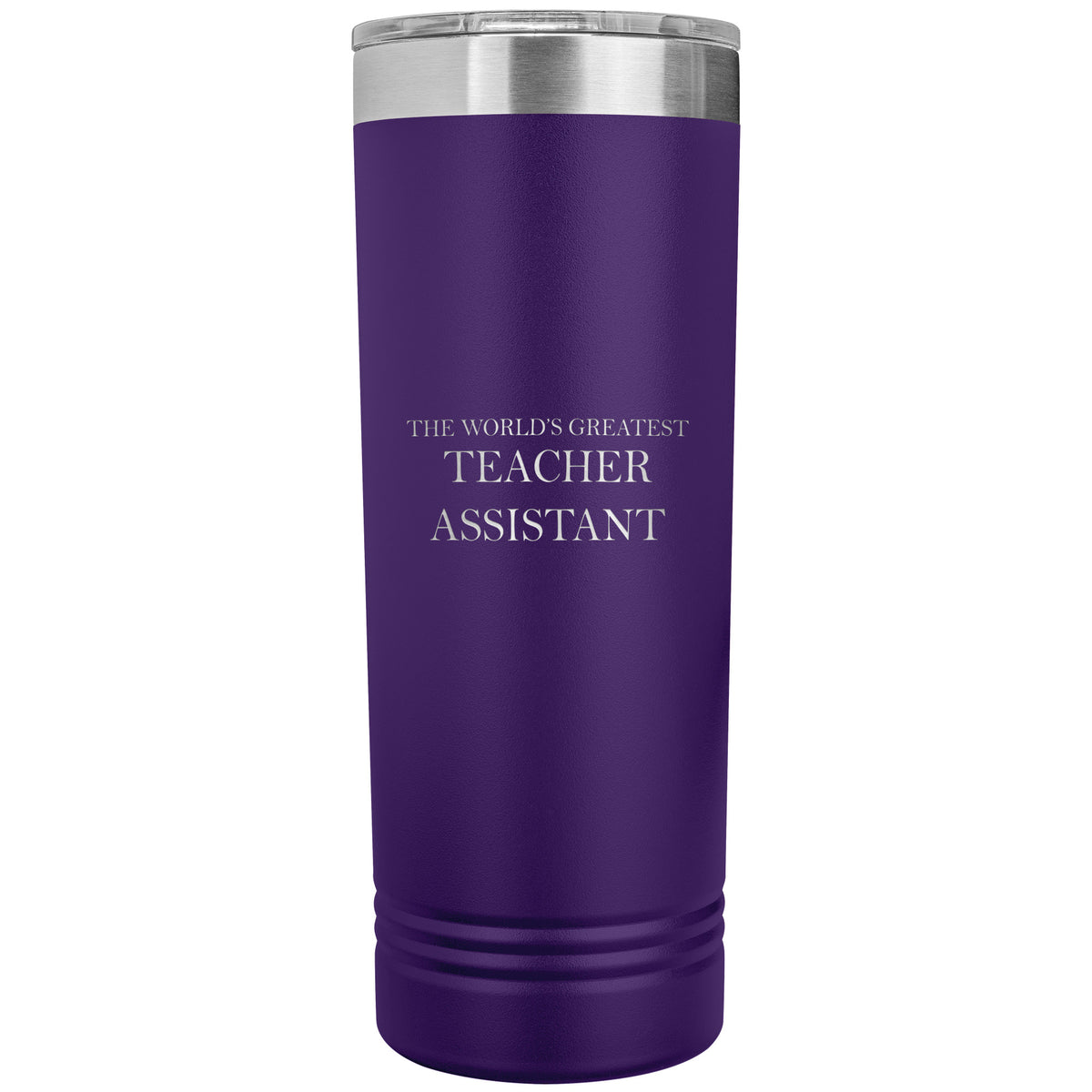 World's Greatest Teacher Assistant v2 - 22oz Insulated Skinny Tumbler