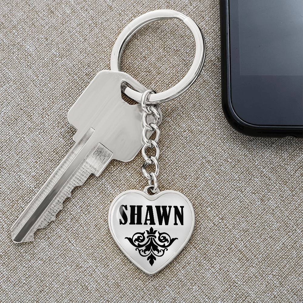 Shawn v01 - Heart Pendant Luxury Keychain
