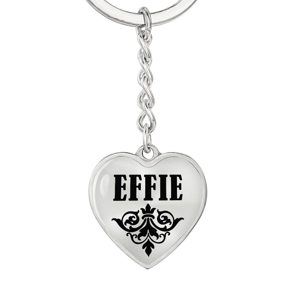 Effie v01 - Heart Pendant Luxury Keychain
