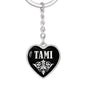 Tami v02 - Heart Pendant Luxury Keychain
