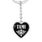 Tami v03 - Heart Pendant Luxury Keychain