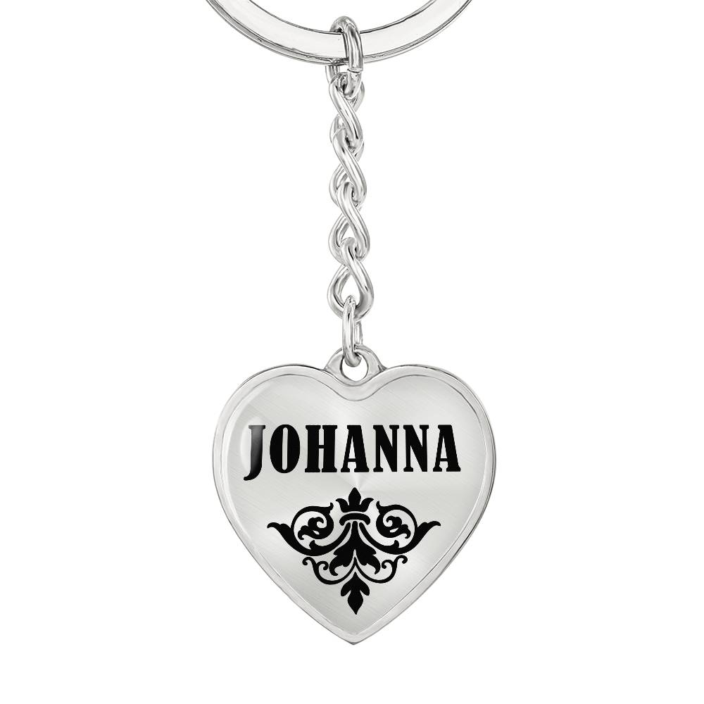 Johanna v01 - Heart Pendant Luxury Keychain