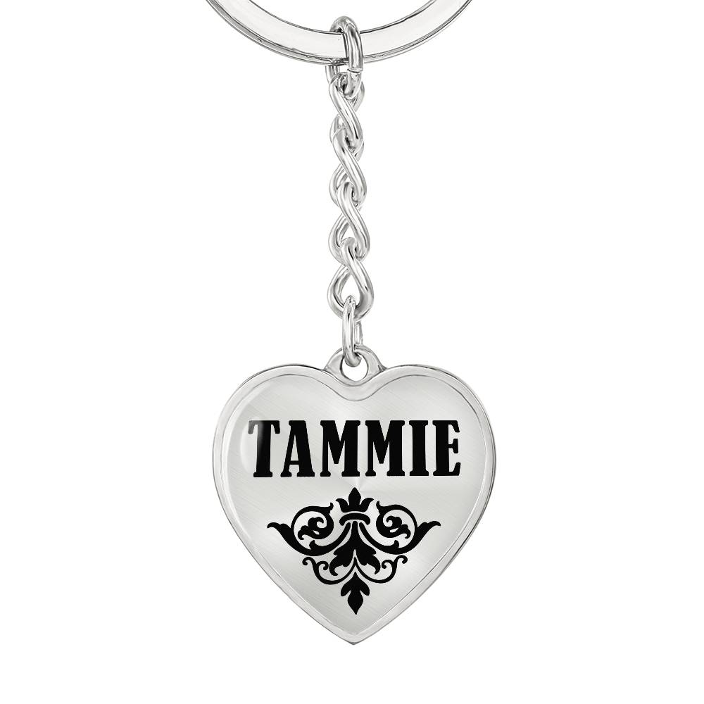 Tammie v01 - Heart Pendant Luxury Keychain