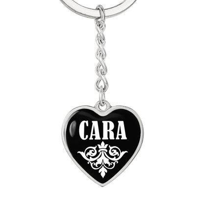 Cara v03 - Heart Pendant Luxury Keychain