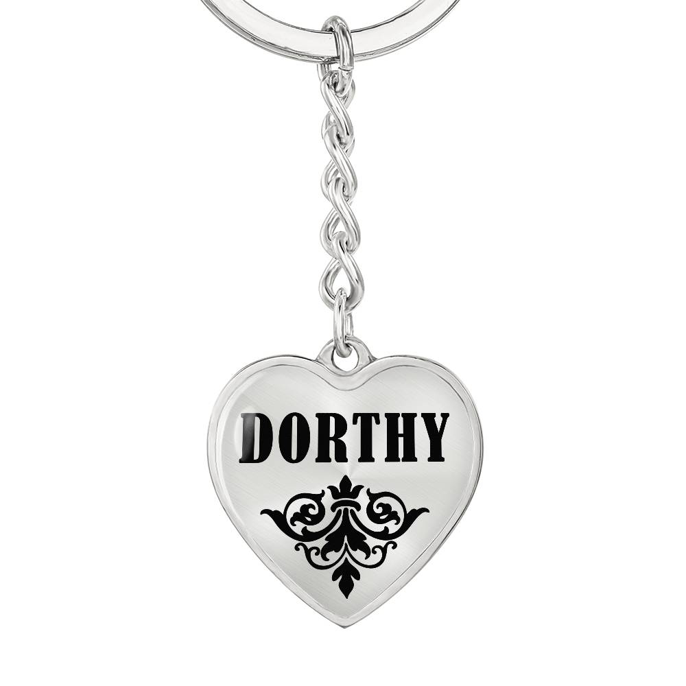 Dorthy v01 - Heart Pendant Luxury Keychain