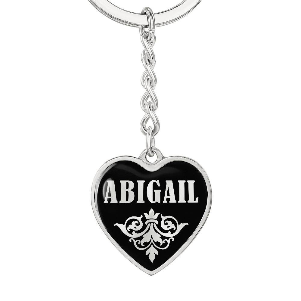 Abigail v02 - Heart Pendant Luxury Keychain
