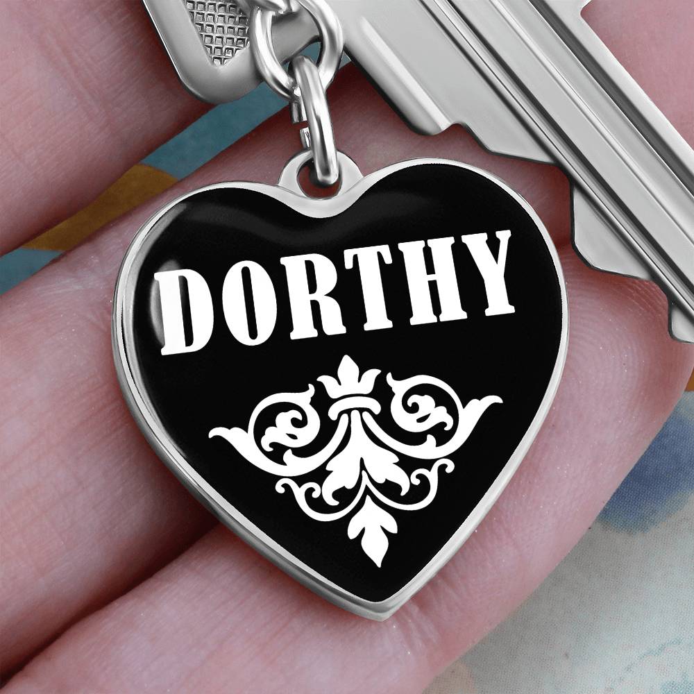Dorthy v03 - Heart Pendant Luxury Keychain