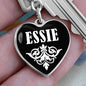 Essie v03 - Heart Pendant Luxury Keychain