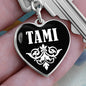 Tami v03 - Heart Pendant Luxury Keychain