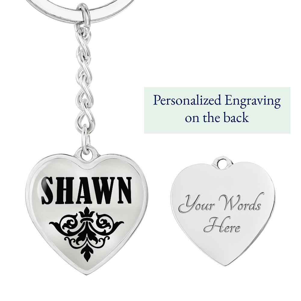 Shawn v01 - Heart Pendant Luxury Keychain