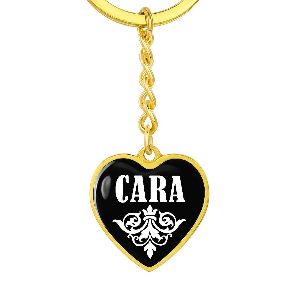 Cara v03 - Heart Pendant Luxury Keychain