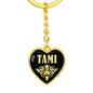 Tami v02 - Heart Pendant Luxury Keychain
