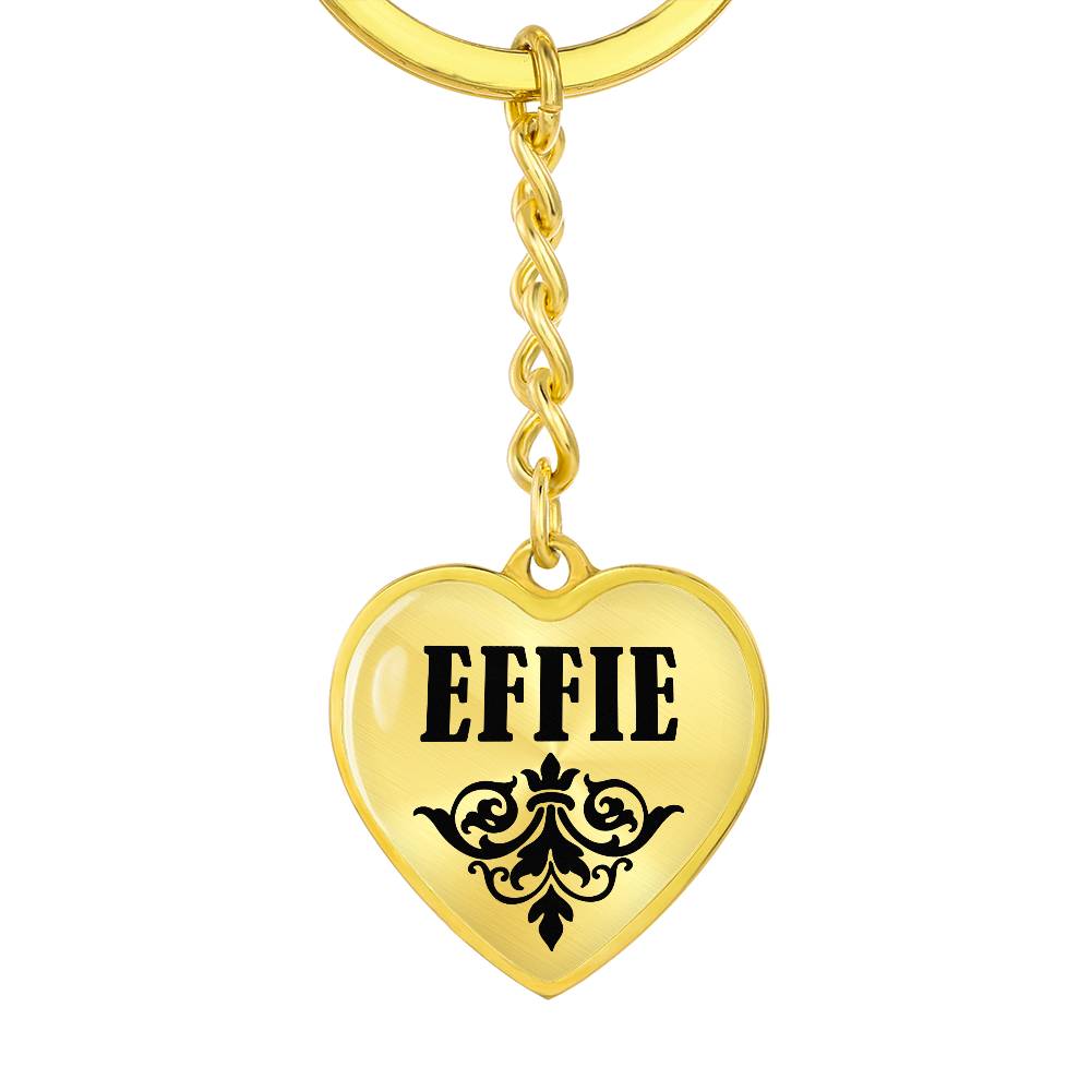 Effie v01 - Heart Pendant Luxury Keychain