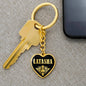 Latasha v02 - Heart Pendant Luxury Keychain