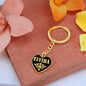 Elvira v02 - Heart Pendant Luxury Keychain