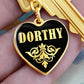 Dorthy v02 - Heart Pendant Luxury Keychain
