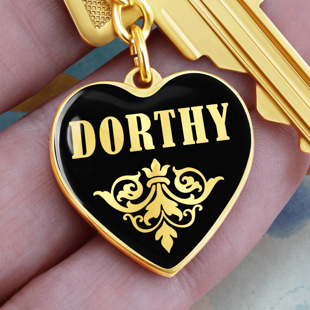 Dorthy v02 - Heart Pendant Luxury Keychain