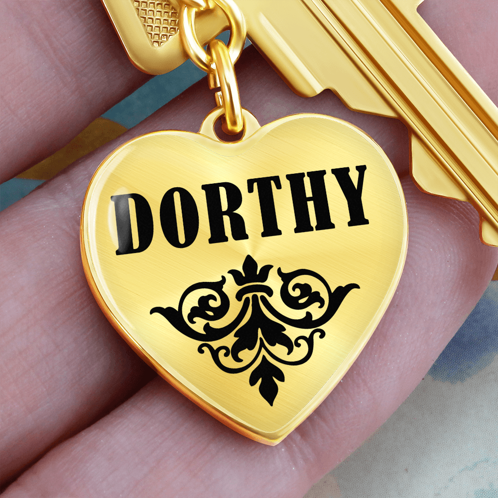 Dorthy v01 - Heart Pendant Luxury Keychain