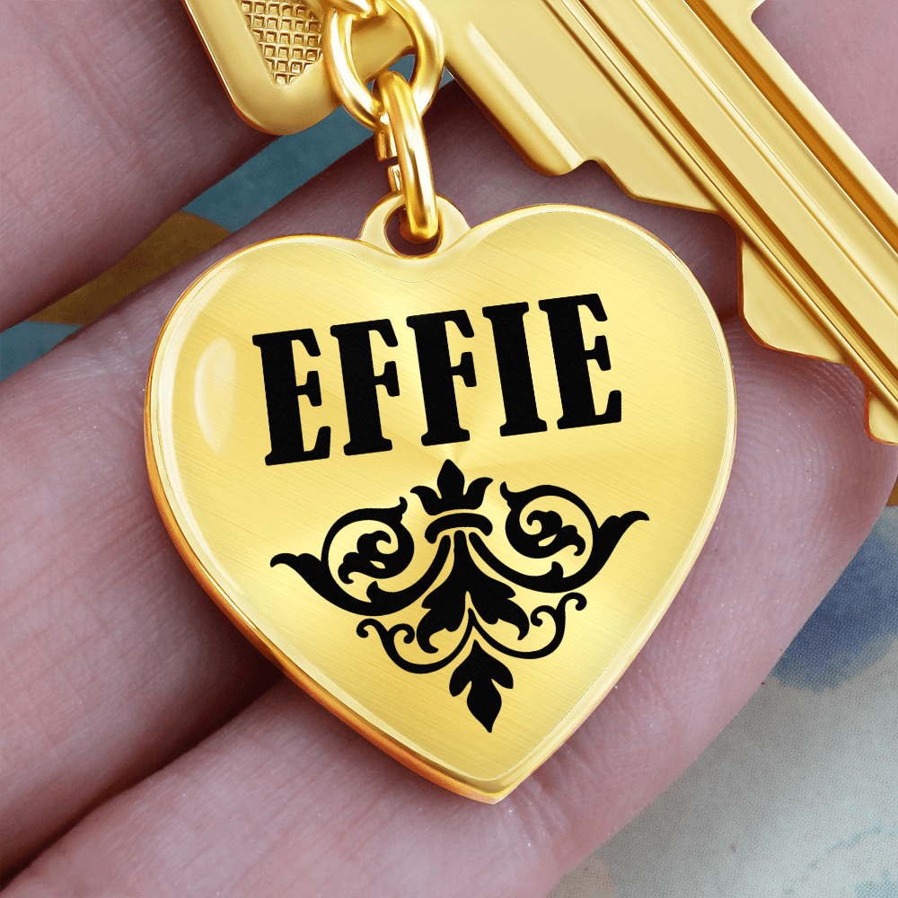 Effie v01 - Heart Pendant Luxury Keychain