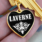 Laverne v03 - Heart Pendant Luxury Keychain
