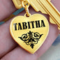Tabitha v01 - Heart Pendant Luxury Keychain
