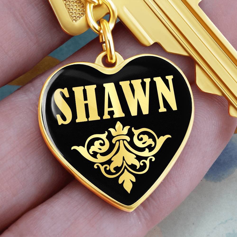 Shawn v02 - Heart Pendant Luxury Keychain