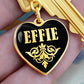 Effie v02 - Heart Pendant Luxury Keychain