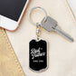 Best Father Since 2003 v2 - Luxury Dog Tag Keychain