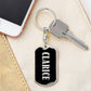 Clarice v02 - Luxury Dog Tag Keychain