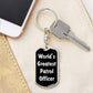 World's Greatest Patrol Officer v3 - Luxury Dog Tag Keychain
