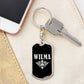 Wilma v02a - Luxury Dog Tag Keychain