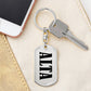 Alta v01 - Luxury Dog Tag Keychain