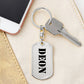 Deon - Luxury Dog Tag Keychain