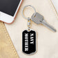 Navy Mother v3 - Luxury Dog Tag Keychain