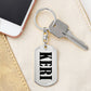 Keri v01 - Luxury Dog Tag Keychain