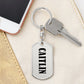 Caitlin v01 - Luxury Dog Tag Keychain