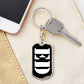 Ed v2 - Luxury Dog Tag Keychain